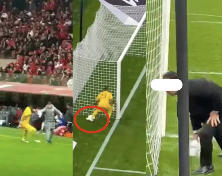 فيديو يفضح وجود جيب مخفي في “فوطة” حارس مرمى نيجيريا وتلميح إلى احتوائه على أشياء غير معتادة